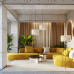 Floor lamp SOLLUX SL.1854 NEVIA BEIGE MARBLE / BLACK 1 x E27