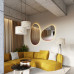 Floor lamp SOLLUX SL.1854 NEVIA BEIGE MARBLE / BLACK 1 x E27