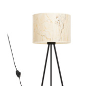 Лампион SOLLUX SL.1854 NEVIA BEIGE MARBLE / BLACK 1 x E27