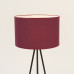 Лампион SOLLUX SL.1856 NEVIA BURGUNDY / BLACK 1 x E27 Лампион SOLLUX SL.1856 NEVIA BURGUNDY / BLACK 1 x E27