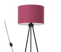 Floor lamp SOLLUX SL.1856 NEVIA BURGUNDY / BLACK 1 x E27 Floor lamp SOLLUX SL.1856 NEVIA BURGUNDY / BLACK 1 x E27