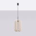 Pendant lamp SOLLUX SL.1857 MULA BEIGE / BLACK 1 x E27 Pendant lamp SOLLUX SL.1857 MULA BEIGE / BLACK 1 x E27