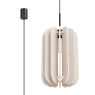 Pendant lamp SOLLUX SL.1857 MULA BEIGE / BLACK 1 x E27