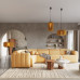 Pendant lamp SOLLUX SL.1858 MULA YELLOW / BLACK 1 x E27 Pendant lamp SOLLUX SL.1858 MULA YELLOW / BLACK 1 x E27