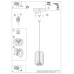 Pendant lamp SOLLUX SL.1859 MULA NAVY / BLACK 1 x E27 Pendant lamp SOLLUX SL.1859 MULA NAVY / BLACK 1 x E27