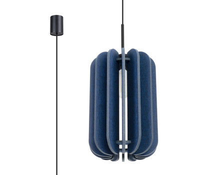Pendant lamp SOLLUX SL.1859 MULA NAVY / BLACK 1 x E27 Pendant lamp SOLLUX SL.1859 MULA NAVY / BLACK 1 x E27