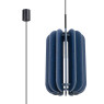 Pendant lamp SOLLUX SL.1859 MULA NAVY / BLACK 1 x E27