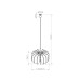 Pendant lamp SOLLUX SL.1860 MULA BEIGE / BLACK 1 x E27 Pendant lamp SOLLUX SL.1860 MULA BEIGE / BLACK 1 x E27