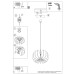 Pendant lamp SOLLUX SL.1860 MULA BEIGE / BLACK 1 x E27 Pendant lamp SOLLUX SL.1860 MULA BEIGE / BLACK 1 x E27