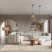 Pendant lamp SOLLUX SL.1860 MULA BEIGE / BLACK 1 x E27 Pendant lamp SOLLUX SL.1860 MULA BEIGE / BLACK 1 x E27