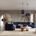 Pendant lamp SOLLUX SL.1862 MULA NAVY / BLACK 1 x E27 Pendant lamp SOLLUX SL.1862 MULA NAVY / BLACK 1 x E27