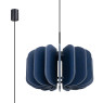 Pendant lamp SOLLUX SL.1862 MULA NAVY / BLACK 1 x E27