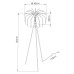 Floor lamp SOLLUX SL.1863 MULA 45 BEIGE / BLACK 1 x E27