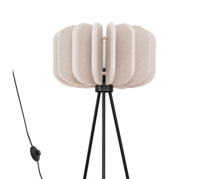 Floor lamp SOLLUX SL.1863 MULA 45 BEIGE / BLACK 1 x E27