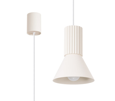 Pendant lamp SOLLUX SL.1870 ESTRIA BEIGE 1 x E14