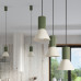 Pendant lamp SOLLUX SL.1872 ESTRIA BEIGE / OLIVE GREEN 1 x E14 Pendant lamp SOLLUX SL.1872 ESTRIA BEIGE / OLIVE GREEN 1 x E14