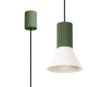 Pendant lamp SOLLUX SL.1872 ESTRIA BEIGE / OLIVE GREEN 1 x E14 Pendant lamp SOLLUX SL.1872 ESTRIA BEIGE / OLIVE GREEN 1 x E14