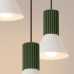 Pendant lamp SOLLUX SL.1873 ESTRIA BEIGE / OLIVE GREEN 3 x E14