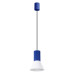 Pendant lamp SOLLUX SL.1874 ESTRIA WHITE / ULTRAMARINE 1 x E14