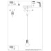 Pendant lamp SOLLUX SL.1874 ESTRIA WHITE / ULTRAMARINE 1 x E14