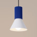 Pendant lamp SOLLUX SL.1874 ESTRIA WHITE / ULTRAMARINE 1 x E14