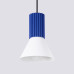 Pendant lamp SOLLUX SL.1874 ESTRIA WHITE / ULTRAMARINE 1 x E14