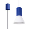 Pendant lamp SOLLUX SL.1874 ESTRIA WHITE / ULTRAMARINE 1 x E14