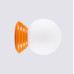 Wall lamp SOLLUX SL.1893 ZORI ORANGE 1 x G9 IP44 Wall lamp SOLLUX SL.1893 ZORI ORANGE 1 x G9 IP44