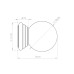 Wall lamp SOLLUX SL.1893 ZORI ORANGE 1 x G9 IP44 Wall lamp SOLLUX SL.1893 ZORI ORANGE 1 x G9 IP44