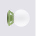 Wall lamp SOLLUX SL.1894 ZORI OLIVE GREEN 1 x G9 IP44 Wall lamp SOLLUX SL.1894 ZORI OLIVE GREEN 1 x G9 IP44