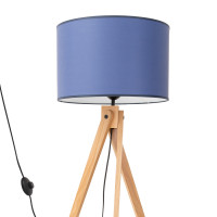 Лампион SOLLUX SL.1906 NATT DARK BLUE / NATURAL WOOD 1 x E27 Лампион SOLLUX SL.1906 NATT DARK BLUE / NATURAL WOOD 1 x E27