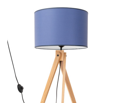 Лампион SOLLUX SL.1906 NATT DARK BLUE / NATURAL WOOD 1 x E27 Лампион SOLLUX SL.1906 NATT DARK BLUE / NATURAL WOOD 1 x E27