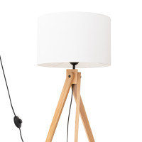 Лампион SOLLUX SL.1908 NATT WHITE / NATURAL WOOD 1 x E27 Лампион SOLLUX SL.1908 NATT WHITE / NATURAL WOOD 1 x E27