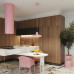 Pendant SOLLUX SL.2054 BILO PINK 1 x E27