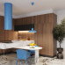 Пендел SOLLUX SL.2059 BILO LIGHT BLUE 1 x E27