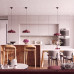 Pendant lamp SOLLUX SL.2063 GINA BURGUNDY 1 x E27
