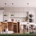 Pendant lamp SOLLUX SL.2065 GINA OLIVE GREEN 1 x E27