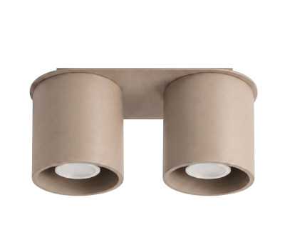 Ceiling lamp SOLLUX SL.2091 ORBIS TAUPE 2 x GU10