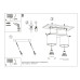 Ceiling lamp SOLLUX SL.2091 ORBIS TAUPE 2 x GU10