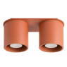Ceiling lamp SOLLUX SL.2094 ORBIS RED 2 x GU10