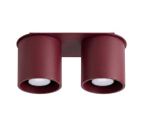 Ceiling lamp SOLLUX SL.2097 ORBIS BURGUNDY 2 x GU10 Ceiling lamp SOLLUX SL.2097 ORBIS BURGUNDY 2 x GU10