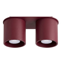 Луна за външен монтаж SOLLUX SL.2097 ORBIS BURGUNDY 2 x GU10