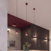 Ceiling lamp SOLLUX SL.2097 ORBIS BURGUNDY 2 x GU10