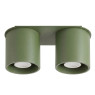 Луна за външен монтаж SOLLUX SL.2103 ORBIS OLIVE GREEN 2 x GU10