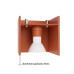 Ceiling lamp SOLLUX SL.2109 QUAD RED OCHRE 1 x GU10 Ceiling lamp SOLLUX SL.2109 QUAD RED OCHRE 1 x GU10