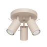 Ceiling lamp SOLLUX SL.2156 RING TAUPE 3 x GU10