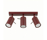 Spot lamp SOLLUX SL.2161 RING BURGUNDY 3 x GU10