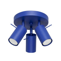 Spot lamp SOLLUX SL.2168 RING 3P ULTRAMARINE 3 x GU10 Spot lamp SOLLUX SL.2168 RING 3P ULTRAMARINE 3 x GU10