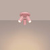 Spot lamp SOLLUX SL.2174 RING PINK 3 x GU10 Spot lamp SOLLUX SL.2174 RING PINK 3 x GU10