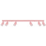 Spot lamp SOLLUX SL.2176 RING PINK 6 x GU10